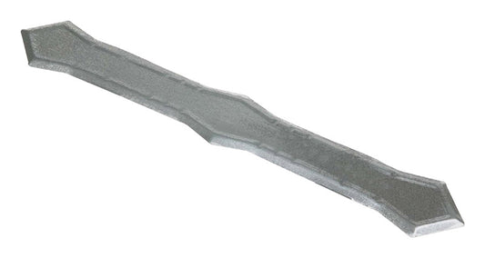 Amerimax 0.25 in. H X 2 in. W X 13.5 in. L Gray Galvanized Steel K Downspout Band