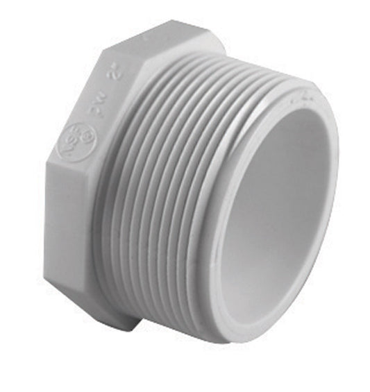 Charlotte Pipe Schedule 40 1 in. MPT x 1 in. Dia. FPT PVC Plug (Pack of 25)