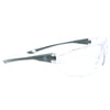 General Electric 03 Series Anti-Fog Impact-Resistant Safety Glasses Clear Lens Gray Frame 1 pk