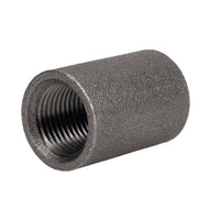 BK Products 1/2 in. FPT x 1/2 in. Dia. FPT Black Malleable Iron Coupling (Pack of 5)