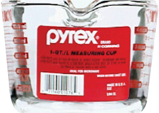 Pyrex 32 oz. Glass Clear Measuring Cup (Pack of 6)