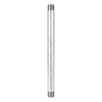 STZ Industries 1/2 in. MIP each X 1/2 in. D MIP Galvanized Steel 12 in. L Nipple