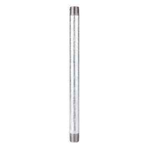 STZ Industries 1/2 in. MIP each X 1/2 in. D MIP Galvanized Steel 12 in. L Nipple