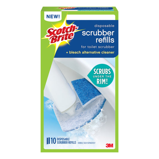 3M Scotch-Brite Clean Scent Disposable Toilet Scrubber Refill Head