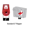 Korky Classic Plus Toilet Flapper Red Rubber