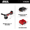 SKIL PWR Core 20 Cordless 4-1/2 in. Angle Grinder Kit (Battery & Charger)