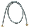 PlumbCraft 3/4 in. Female X 3/4 in. D Female 4 ft. Braided Stainless Steel Washing Machine Hose
