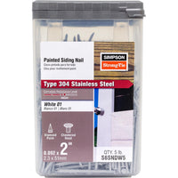 Simpson Strong-Tie 6D 2 in. Siding Coated Stainless Steel Nail Round Head 5 lb