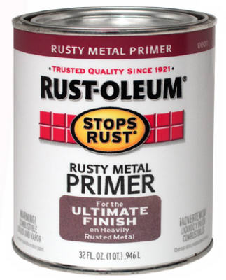 Rust-Oleum Stops Rust Premium Ultimate Oil Based Flat Rusty Metal Primer 1 qt. (Pack of 2)