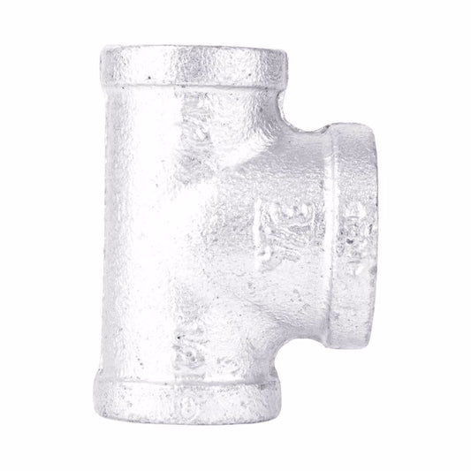 Bk Products 1/2 In. Fpt  X 1/2 In. Dia. Fpt Galvanized Malleable Iron Reducing Tee