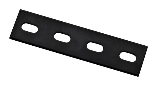 National Hardware 6 in. H X 1.5 in. W X 0.125 in. D Black Carbon Steel Flat Mending Plate