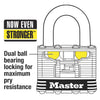Master Lock 1.5 in. W Steel 4-Pin Tumbler Weather-Resistant Padlock
