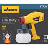 Wagner Opti-Stain Plastic 3 PSI HVLP Outdoor Electric Paint Sprayer 10.8 H x 11 W in.