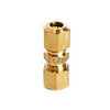 1/4 in. Compression X 1/4 in. D Compression Yellow Brass Union (Pack of 5)