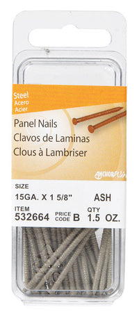 Hillman 1-5/8 in. L Panel Steel Nail Annular Ring Shank Large (Pack of 6)
