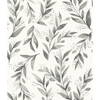 Magnolia Home by Joanna Gaines 20.5 in. W X 216 in. L Olive Branch Peel and Stick Wallpaper (Pack of 4)