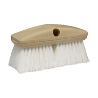 Star Brite White Polymer Fiber Scrub Brush 1 W in. with 8 L in. Ergonomic Block Handle