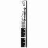 Wood Screen Door Hardware Set, Black