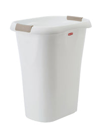 Rubbermaid 8 gal. White Open Top Wastebasket (Pack of 6)