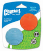 Chuckit! Multicolored Rubber Fetch Ball Dog Toy Small 2 pk