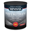 Minwax Transparent Gloss Clear Latex Oil-Modified Polyurethane 1 qt.