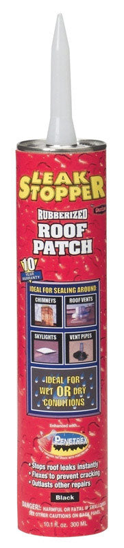 Leak Stopper Rubberized Roof Patch, 10.1 oz. (Pack of 12)