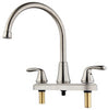Innova Two Handle Brushed Nickel Kitchen Faucet