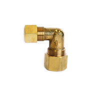 1/2 in. Compression X 3/8 in. D Compression Brass 90 Degree Elbow (Pack of 5)