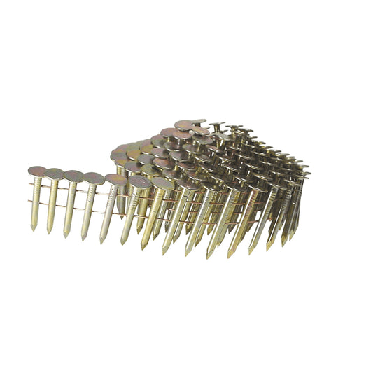 Grip-Rite 1-1/4 in. Wire Coil Roofing Nails 15 deg. Smooth Shank 600 pk