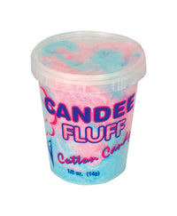 Gold Medal Candee Fluff Vanilla Pink/Blue Raspberry Cotton Candy 1 oz (Pack of 12)