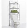 Zenna Home 64.6 in. H X 23.6 in. W X 10.37 in. L Satin Nickel Silver Space Saver