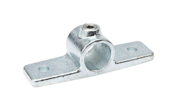 Brida plateada de acero galvanizado B &amp; K de 3/4 x 3/4 pulg. de diámetro para accesorios estructurales