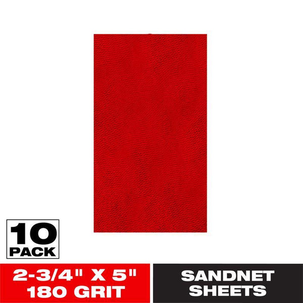 Diablo SandNet 5 in. L X 2.75 in. W 180 Grit Ceramic Blend Sanding Sheet 10 pk