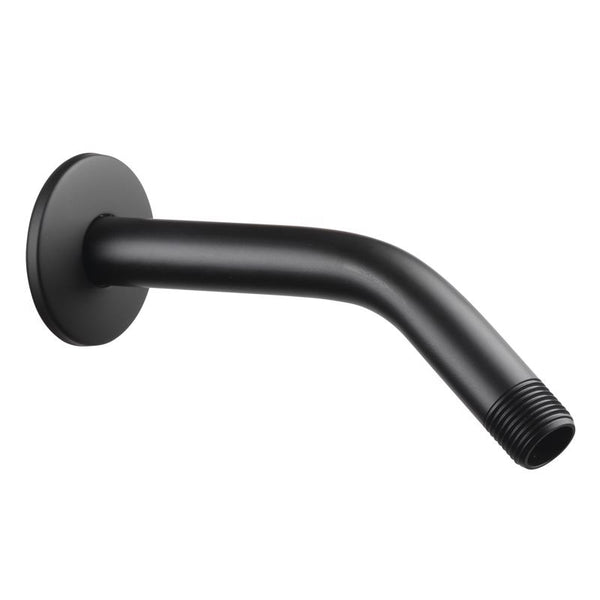 Brida para brazo de ducha Oakbrook Collection, de acero inoxidable negro mate, 8 in.