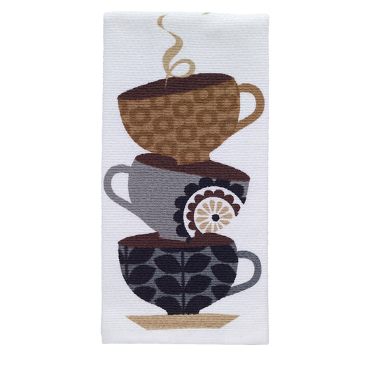 T-Fal Multicolored Cotton Coffee Cups Kitchen Towel (Pack of 6)