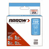 Arrow Fastener T50 3/8 in. W x 17/32 in. L 18 Ga. Flat Crown Heavy Duty Staples 1250 pk (Pack of 4)