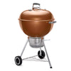 Weber Original Kettle Premium Charcoal Grill 22 in Copper with Upgraded Features