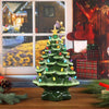 Mr. Christmas LED Green Nostalgic Ceramic Christmas Tree 14 in.