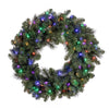 Celebrations Platinum 36 in. D LED Prelit Multicolored Mixed Pine Christmas Wreath