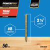 Hillman Power Pro No. 8  x 2-1/2 in. L Star Trim Screws 50 pk