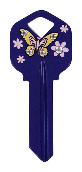 Llave en blanco universal para casa/oficina de mariposas Hillman DIVA (paquete de 6).