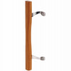 Prime-Line 10 in. L Chrome Brown Metal Patio Door Pull