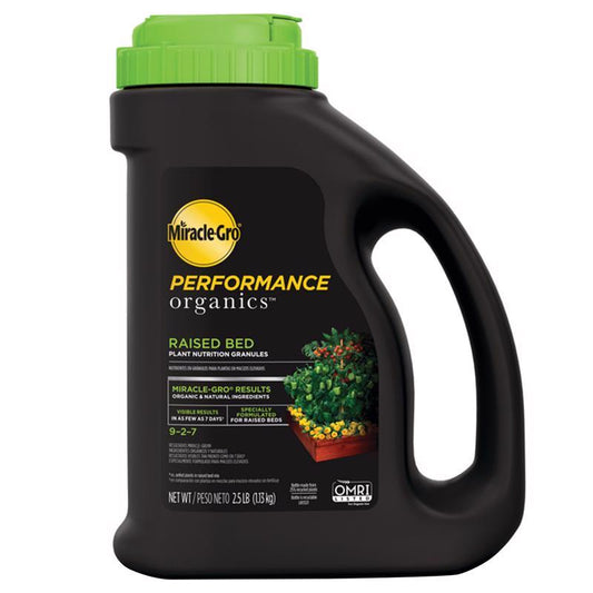 Miracle-Gro Performance Organics Granules Raised-Bed Plant Food 2.5 lb.
