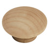 Hickory Hardware P185-UW 1-1/2" Round Natural Woodcraft Unfinished Wood Cabinet Knob