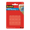 Scotch Double Sided 1 in. W X 1 in. L Mounting Squares Clear