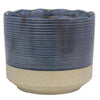 Trendspot Shore 6 in. D Ceramic Planter Blue (Pack of 2)