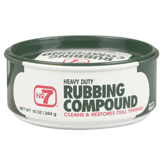 No. 7 Heavy Duty Polishing Rubbing Paste Compound 10 oz. for Restoring Badly Weathered Finishes