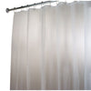 InterDesign 96 in. H x 72 in. W Frost Eva Shower Curtain Liner Vinyl (Pack of 4)