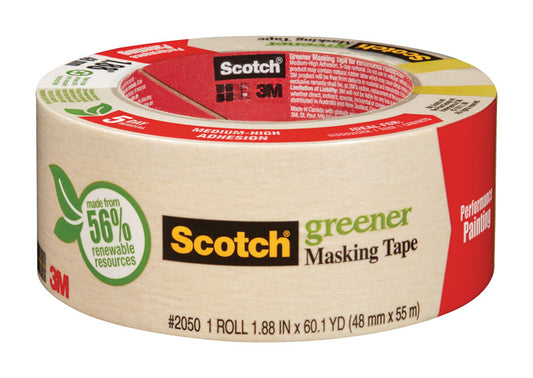 Scotch 1.88 in. W X 60.1 yd L Beige Medium Strength Masking Tape 1 pk