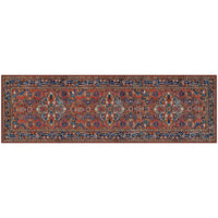 Gel Pro NeverMove Esther 24 in. W X 76 in. L Vintage Red Tribal Polyester Runner Mat